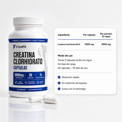 CreaFit® — Más fuerza y energía, sin hincharte